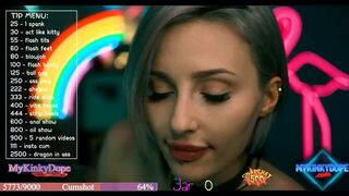 Mykinkydope Oct 20, 2019 18:43 pm webcam show. Duration 01:05:32 - CamShows.tv