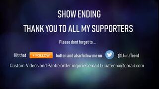Lunateeen 2019-Sep-27 4:56 pm webcam show. Duration 00:11:39 - CamShows.tv